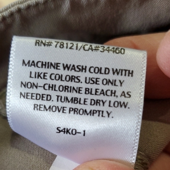 Eileen Fisher Tan Ankle Cropped Pants - Picture 8 of 10